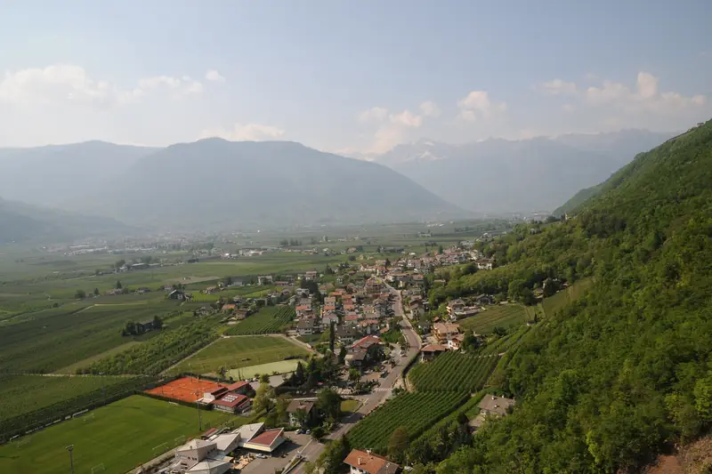 View from Burgstall towards Meran