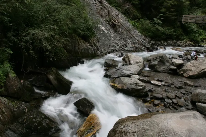 Waterfalls in the Gilfenklamm gorge