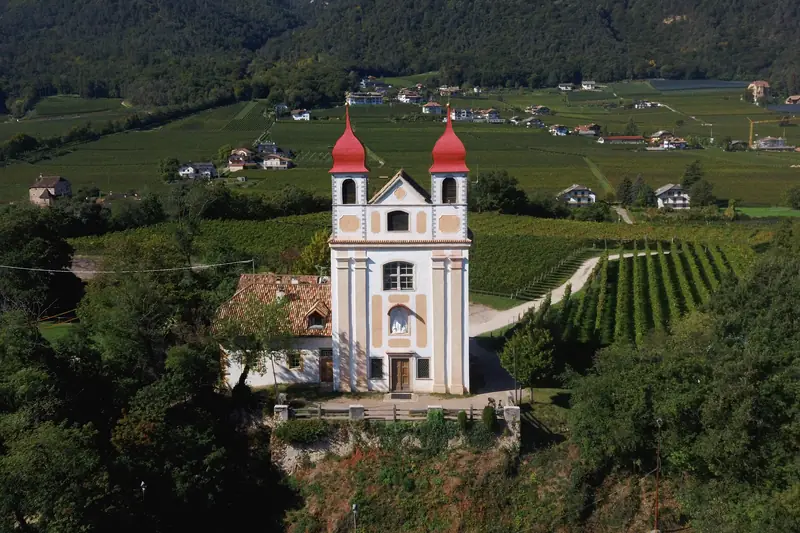 Holy Cross church on the Gleif above Eppan