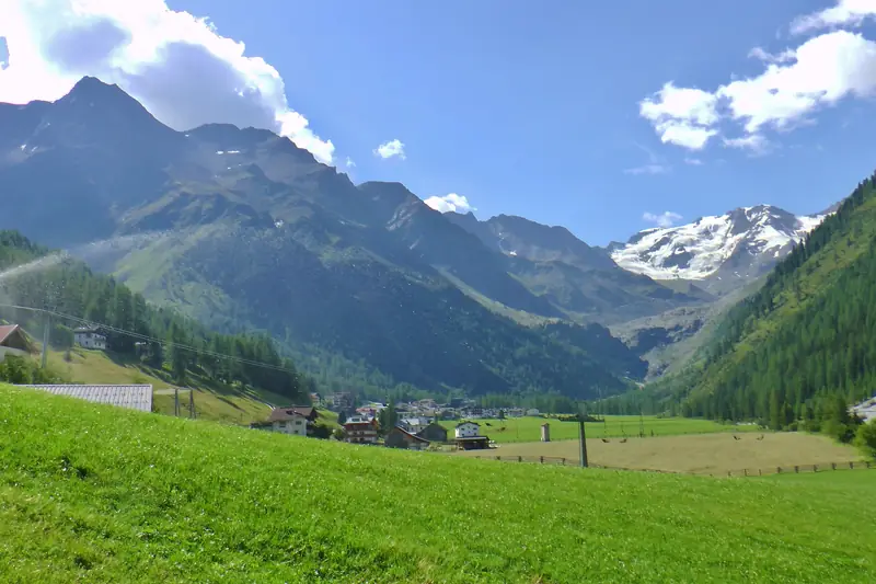 Innersulden below the Ortler range